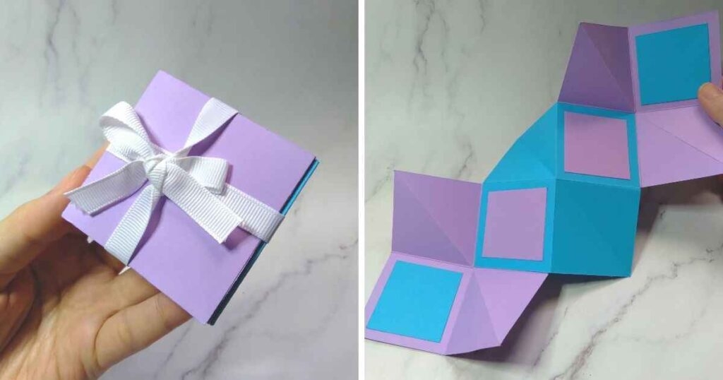 Printable Waterfall Card Template And Instructions Joy In Crafting