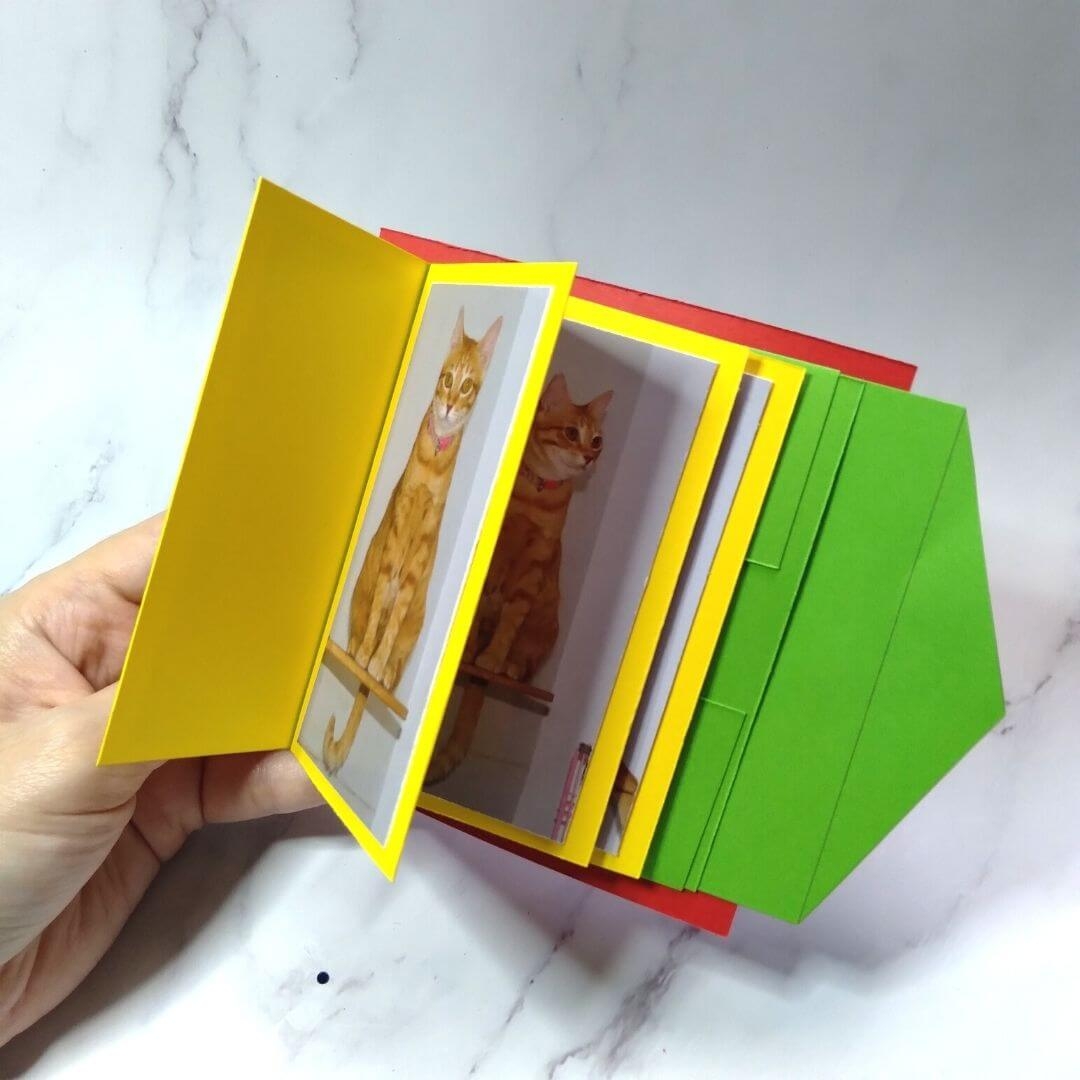 Printable Waterfall Card Template And Instructions Joy In Crafting