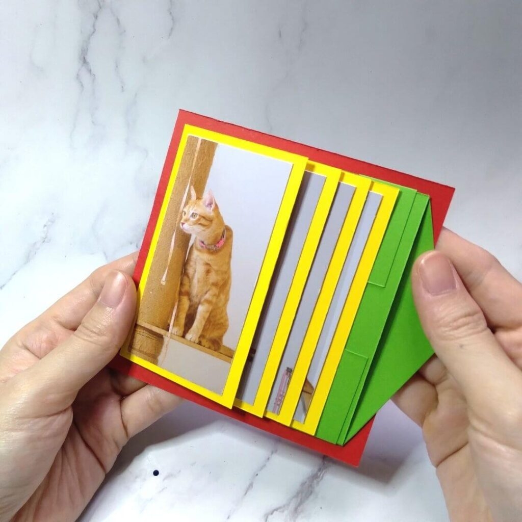 Printable Waterfall Card Template And Instructions Joy In Crafting