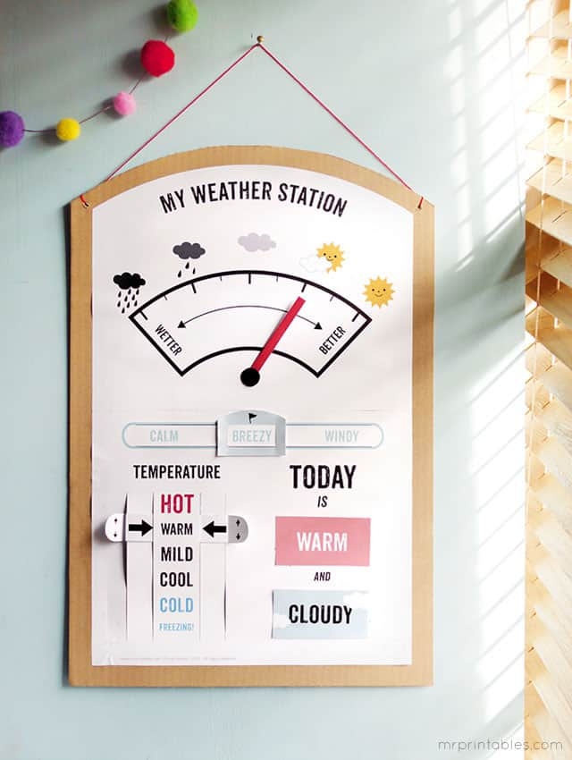 PRINTABLE WEATHER STATION