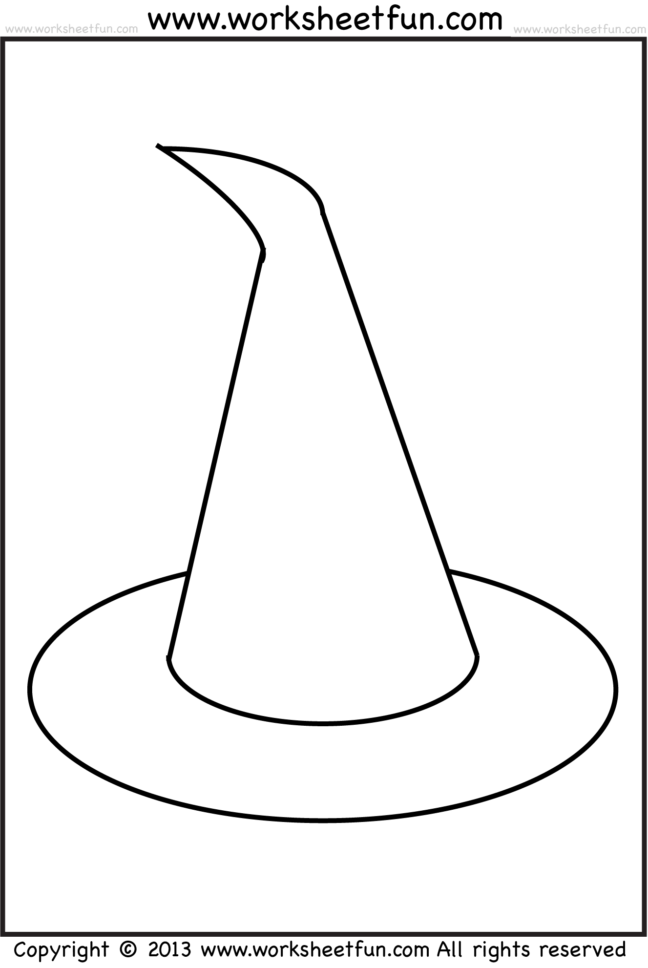 Printable Witches Hat Printable Calendars AT A GLANCE