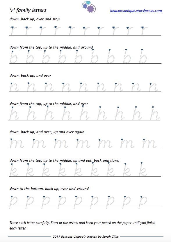 Printable Worksheet To Practice Letter Formation And Matching Letters 