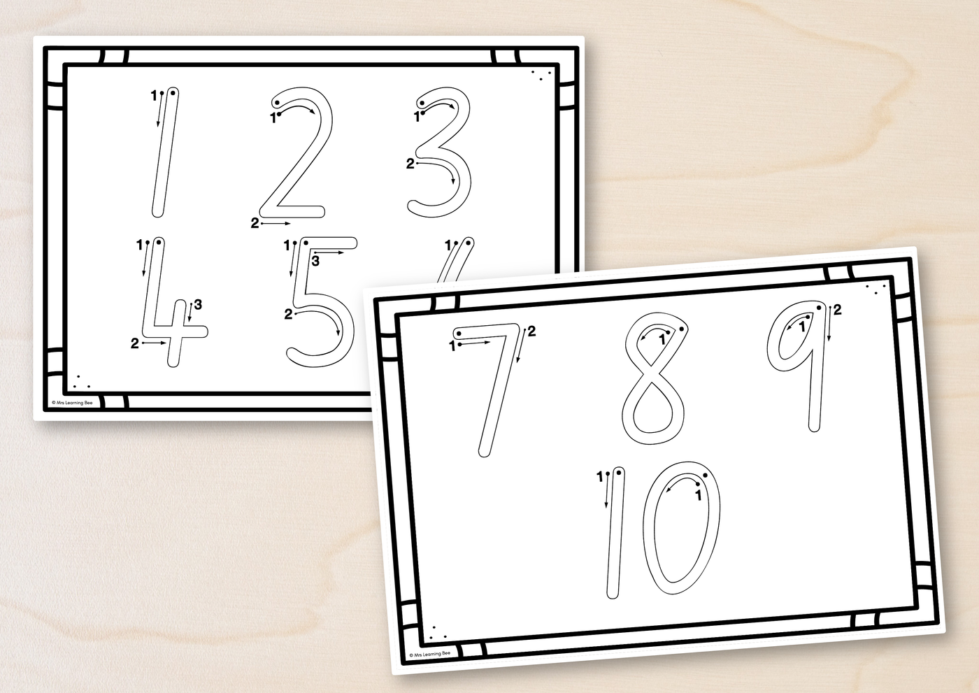 Printable Writing Numbers Worksheets For Kindergarten Mrs 