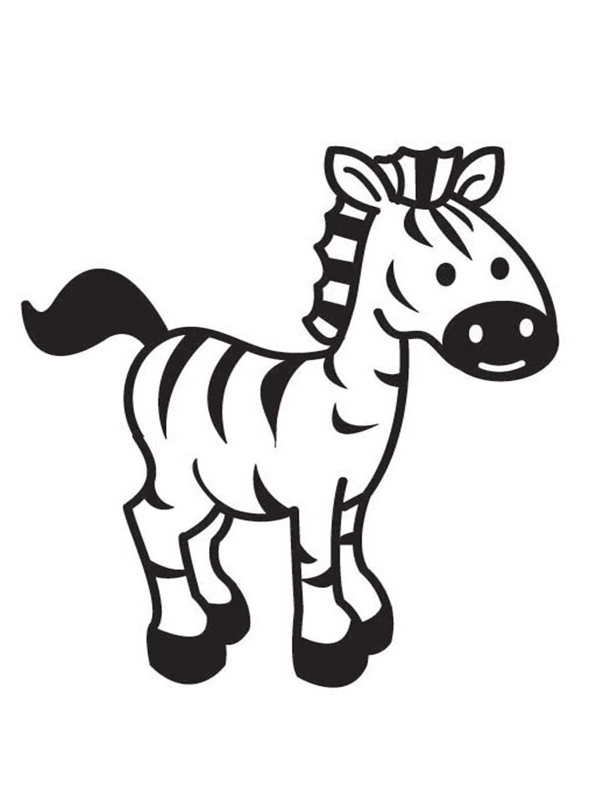 Printable Zebra Print Stencil ClipArt Best