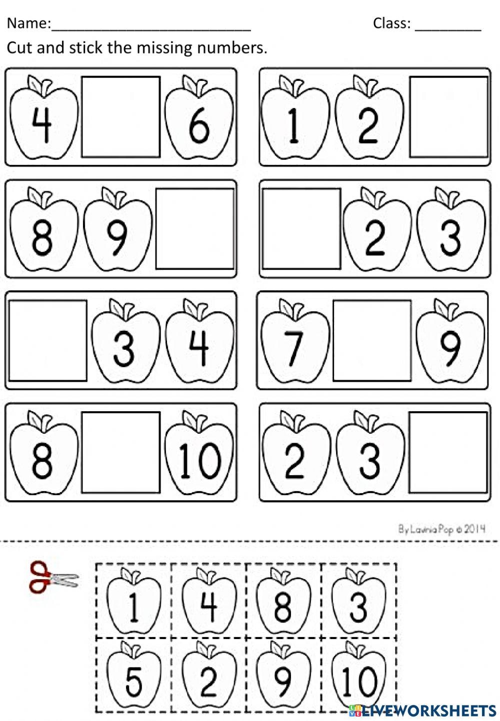 Putting Numbers In Order Worksheet Live Worksheets Worksheets Library