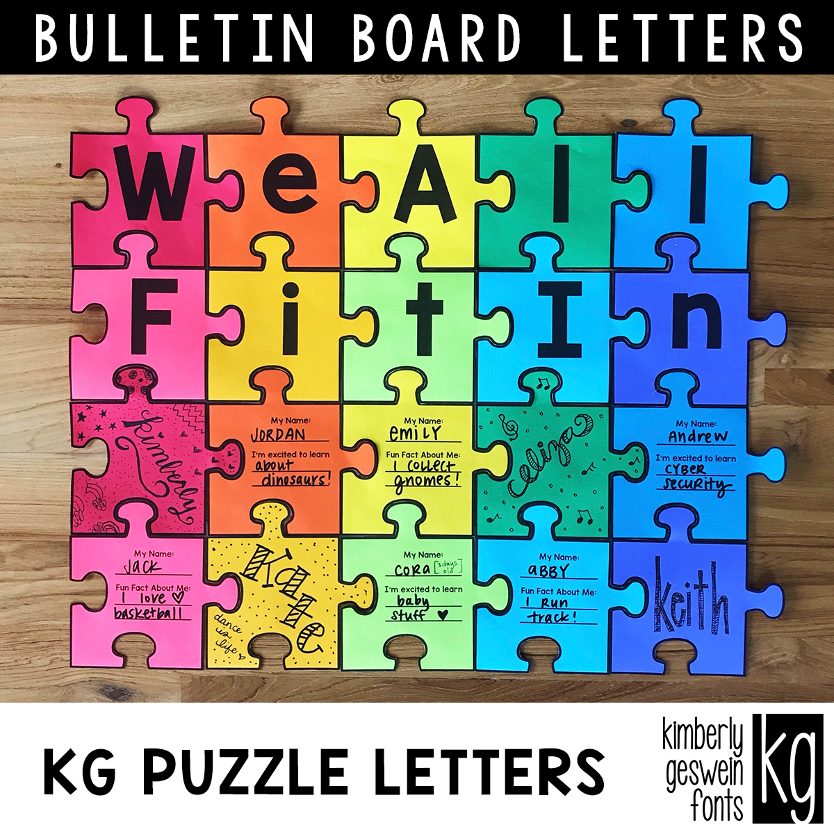 Puzzle Piece Template For Bulletin Board Printable Invitation Card 