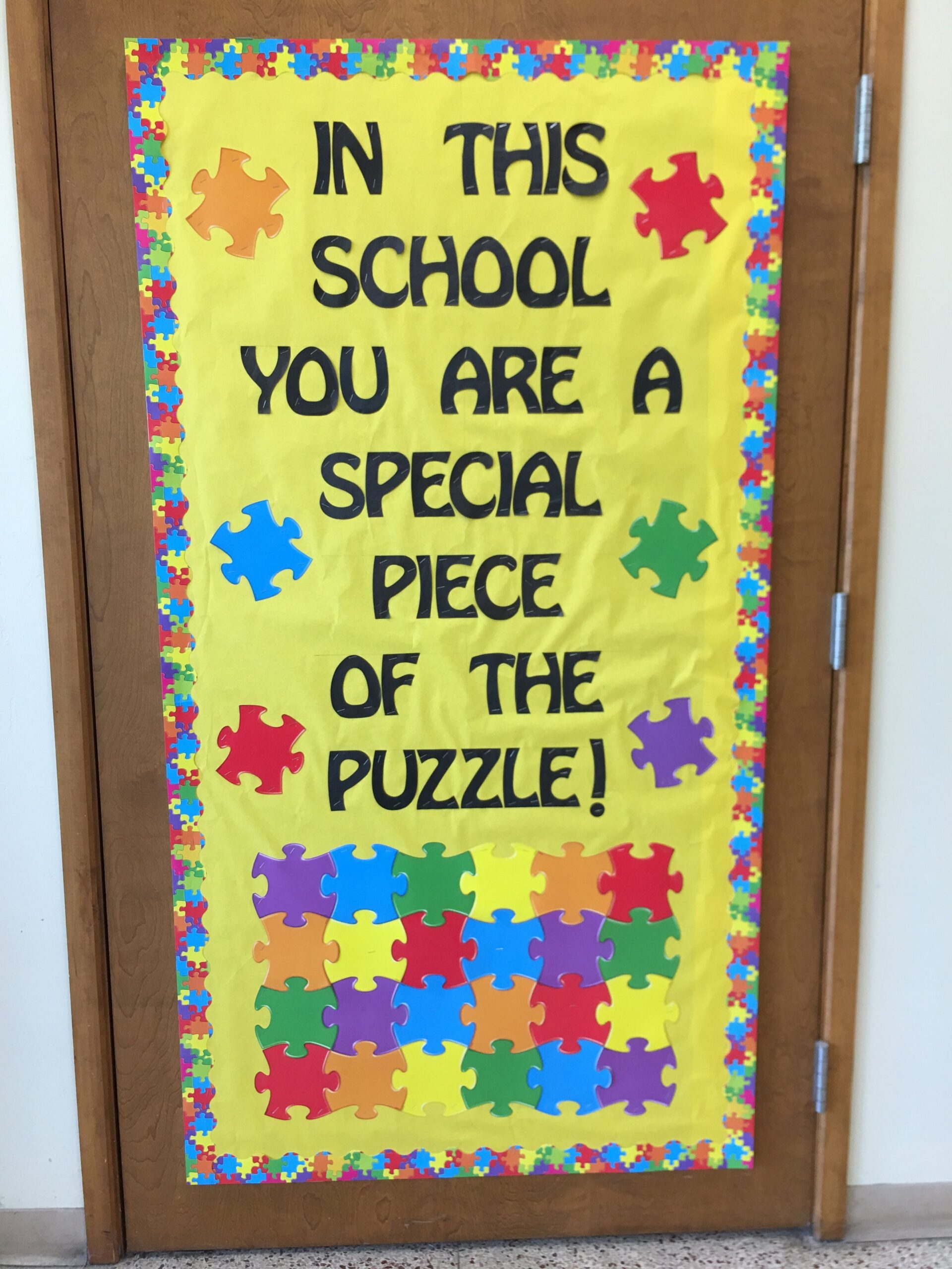 puzzle piece template for bulletin board