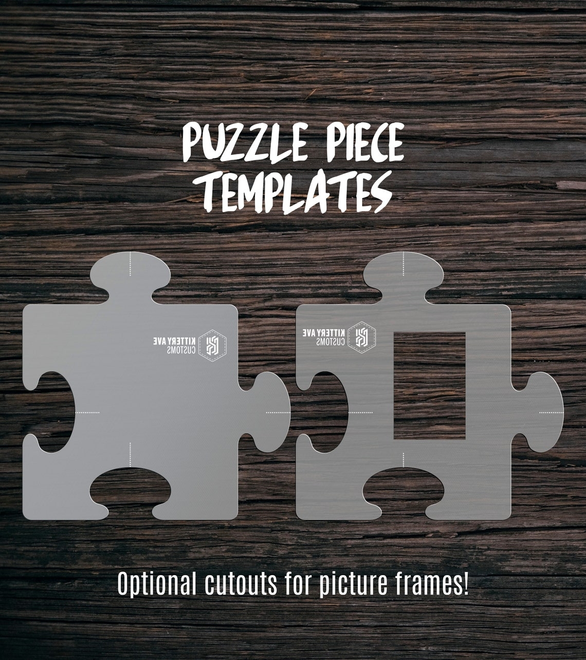 Puzzle Piece Template Router Template Picture Frame Cutting Board