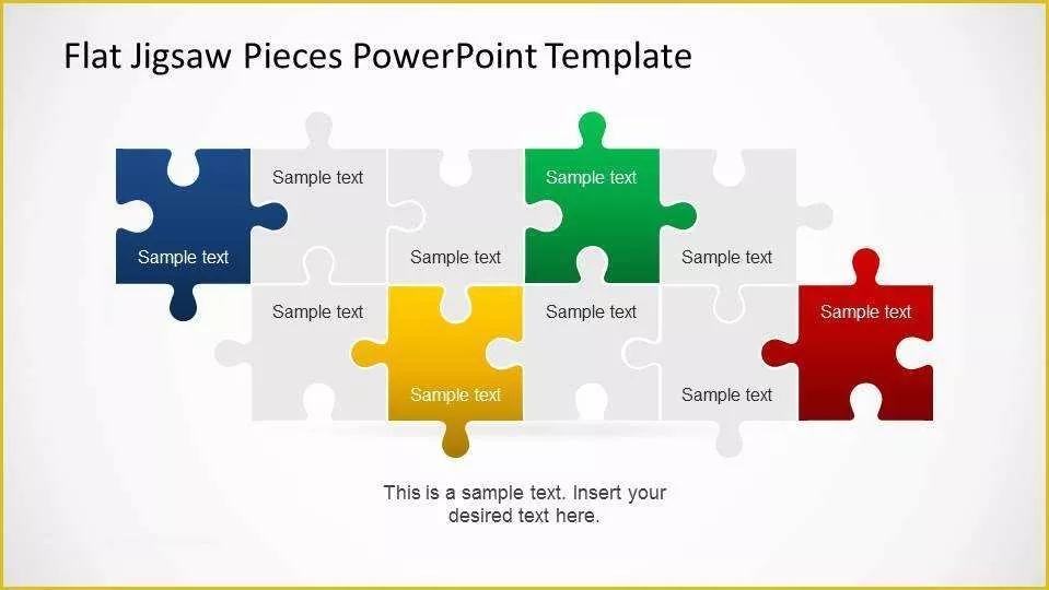 Puzzle Powerpoint Template Free Of Editable Jigsaw Pieces Powerpoint