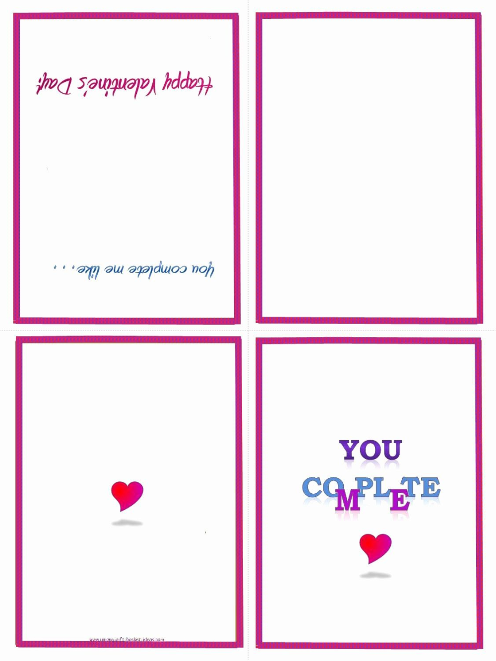 greeting card template printable free