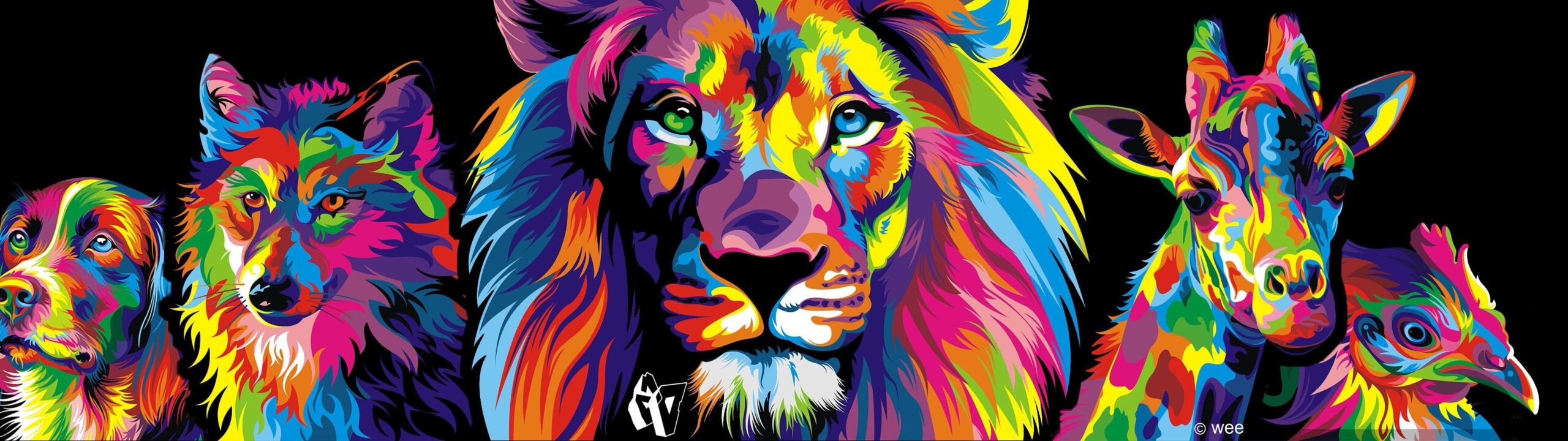 Rainbow Lion Wallpapers Wallpaper Cave