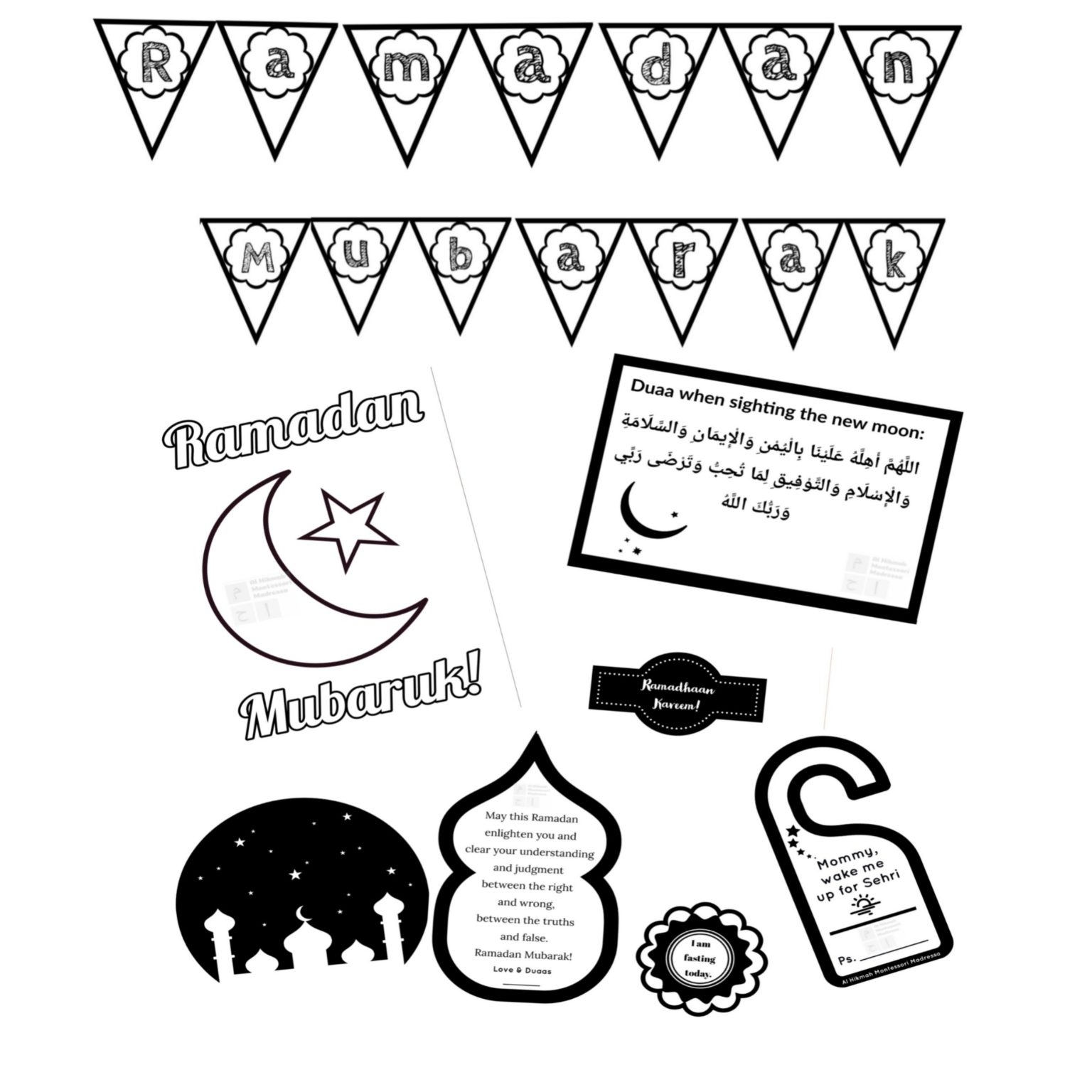 Ramadan Printable Activities