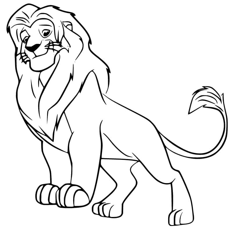 Rani From The Lion Guard Coloring Page Free Printable Coloring Pages 