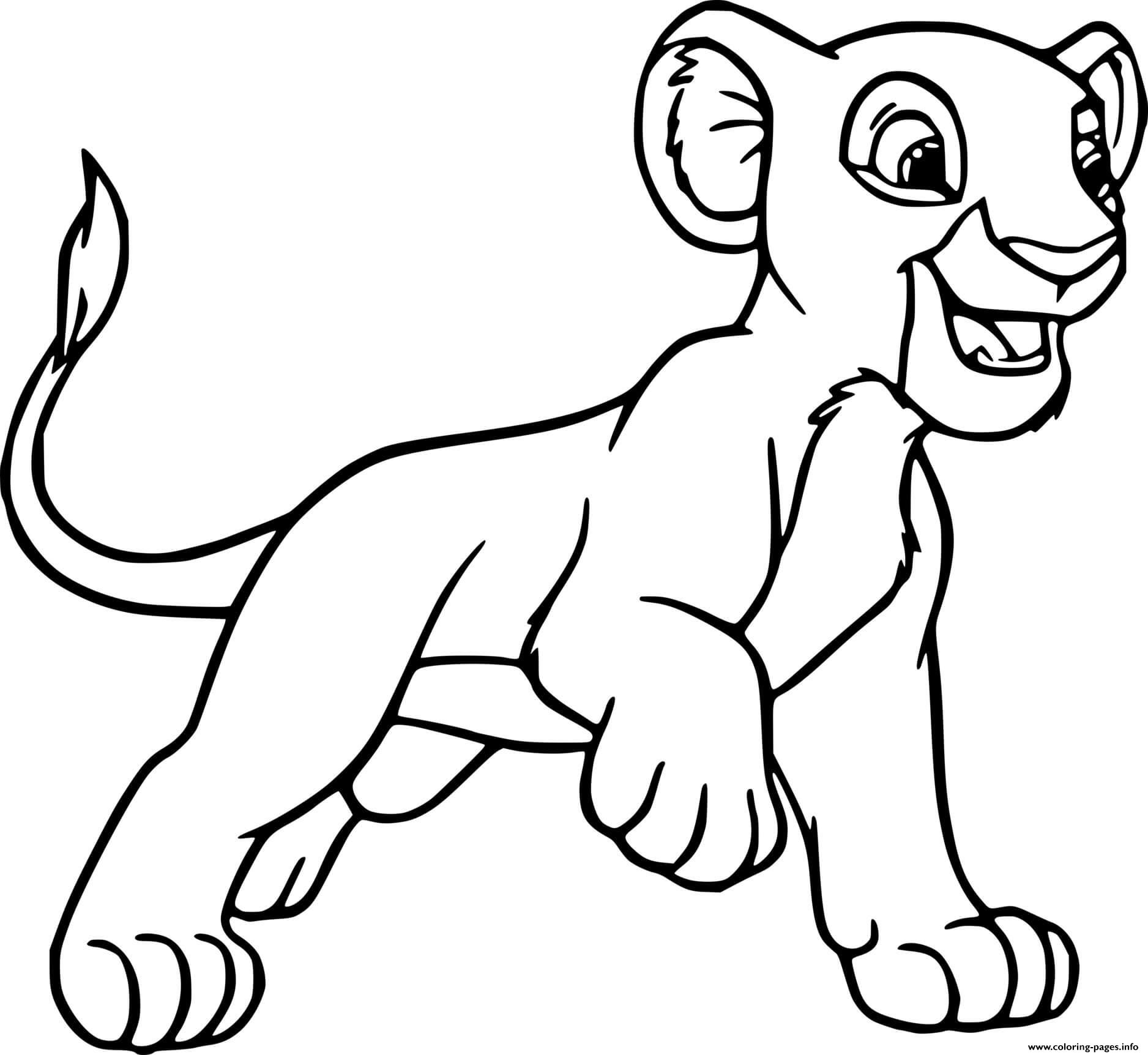 Rani Lion Coloring Page Printable