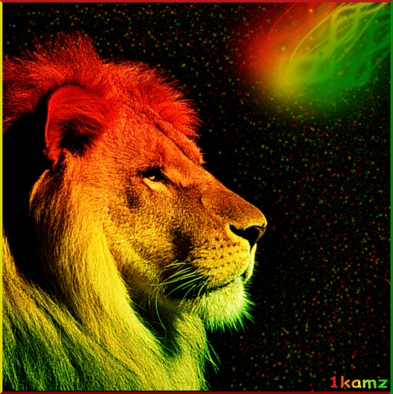 Rasta Colors Lion By 1kamz On DeviantArt