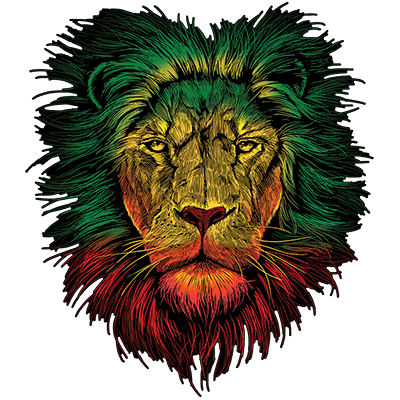 lion rasta colors