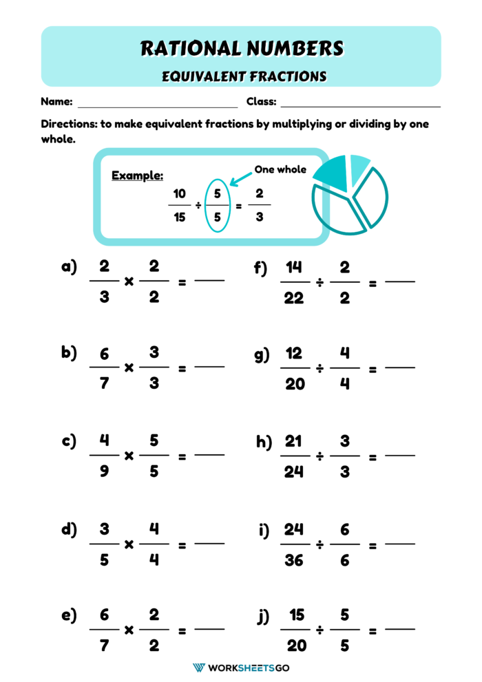 Rational Numbers Worksheets WorksheetsGO