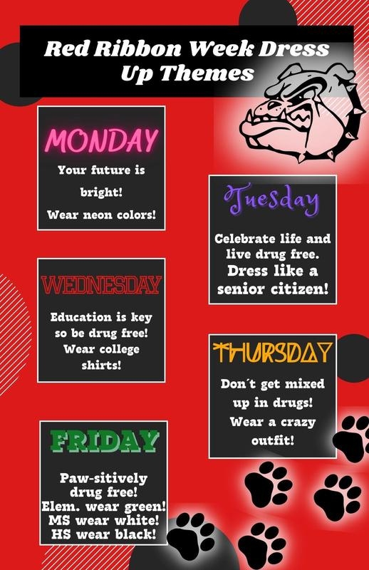 Red Ribbon Week 2025 Dates Marielle M Hadley