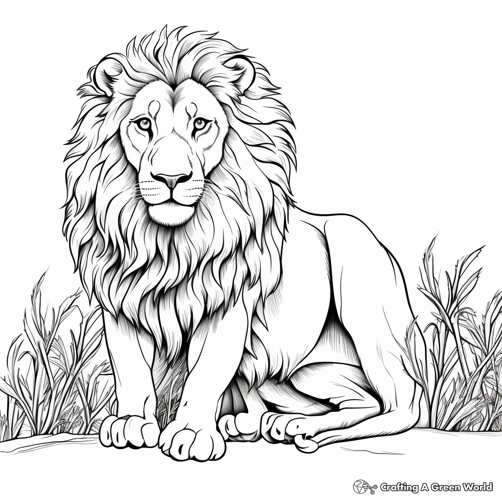 Roar Into Fun With Printable Coloring Pages Lions