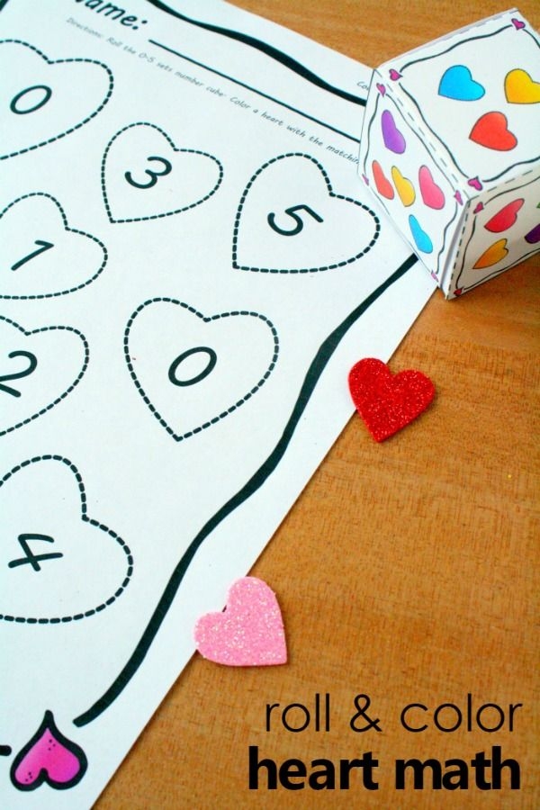 free printable valentine math activities