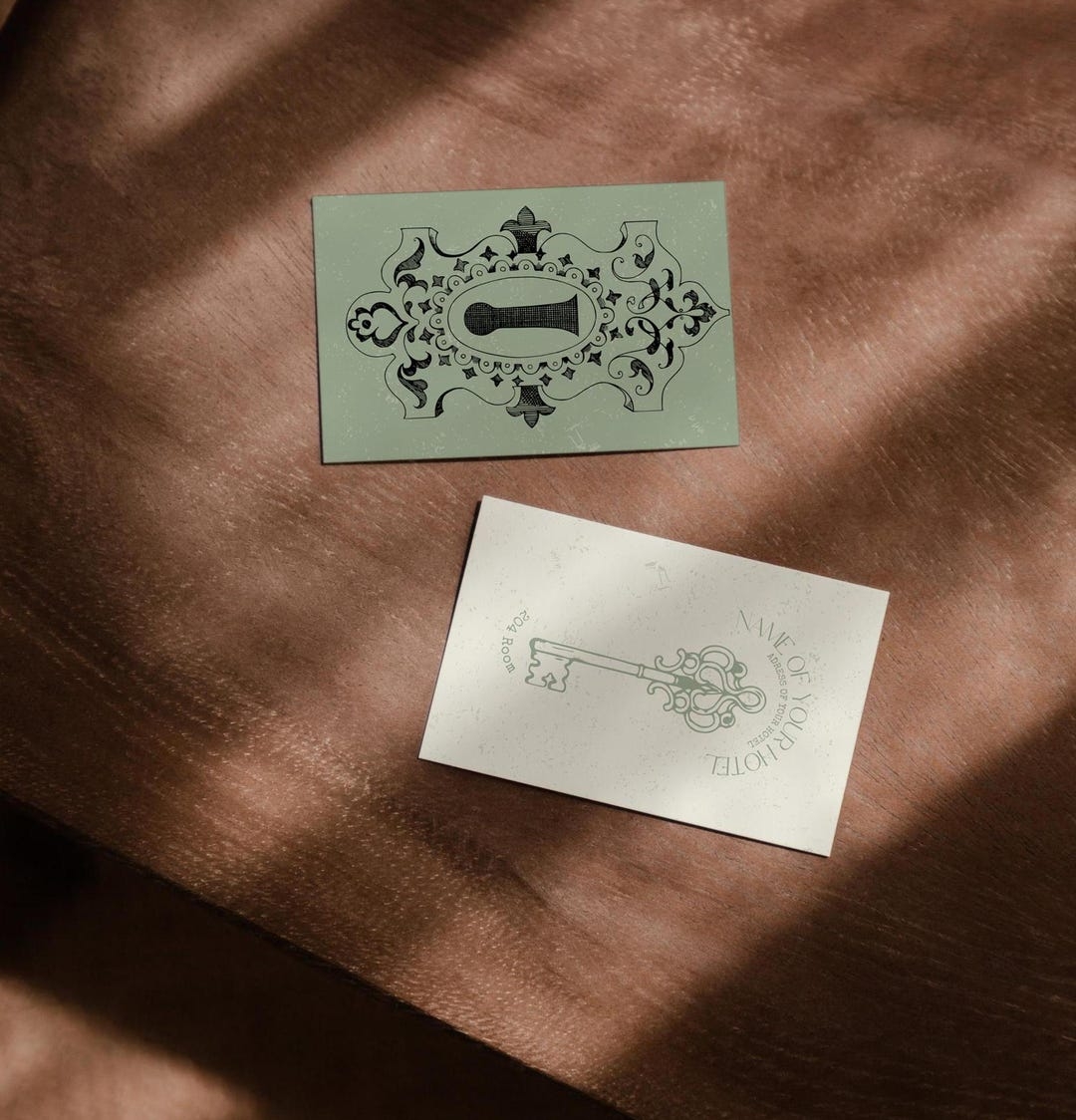 printable key card template