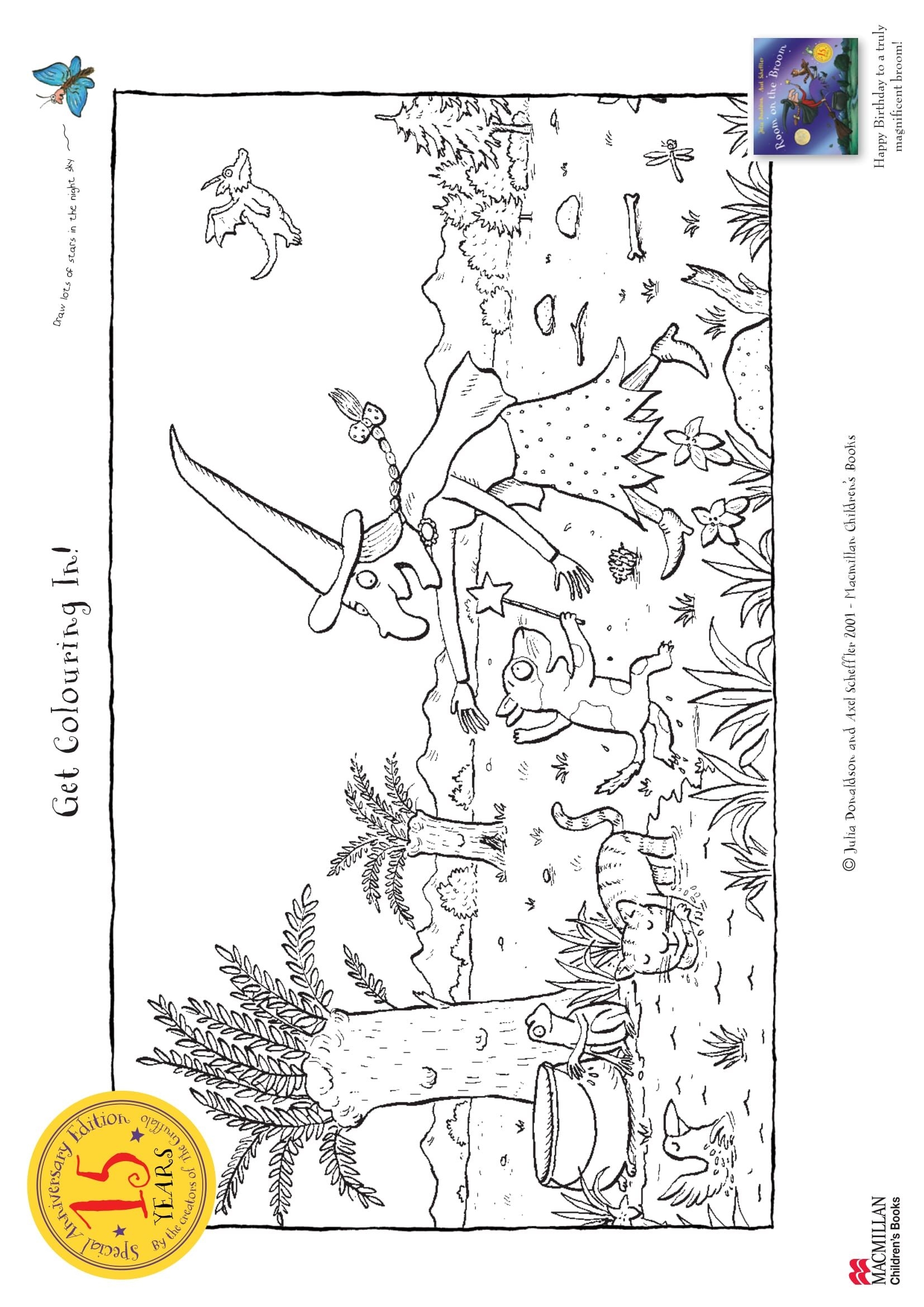 printable room on the broom activities
