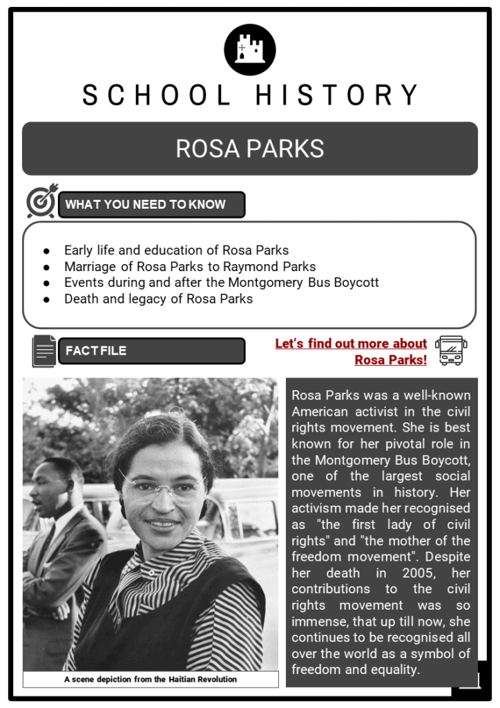 Rosa Parks Printable Worksheets