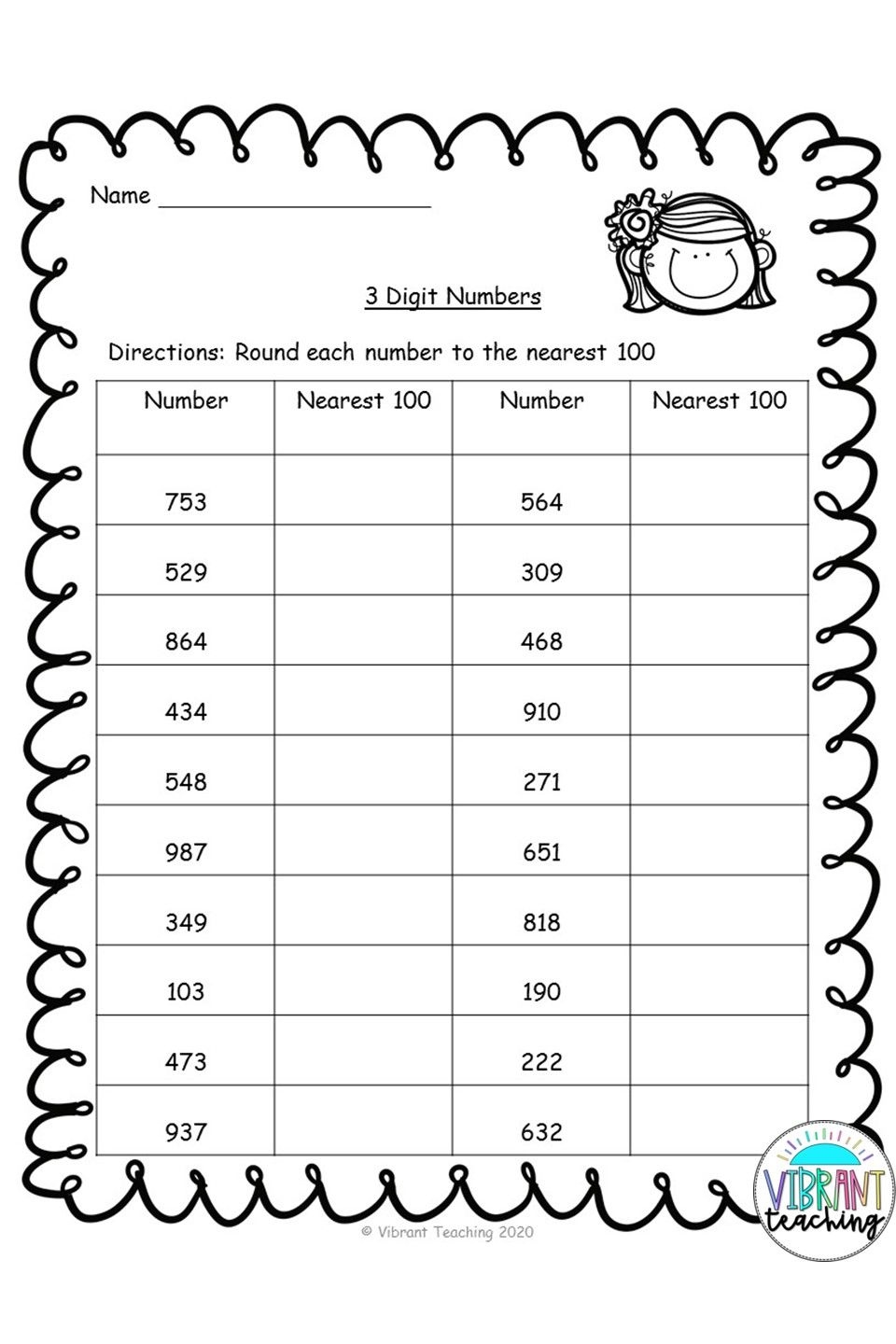 rounding numbers worksheets