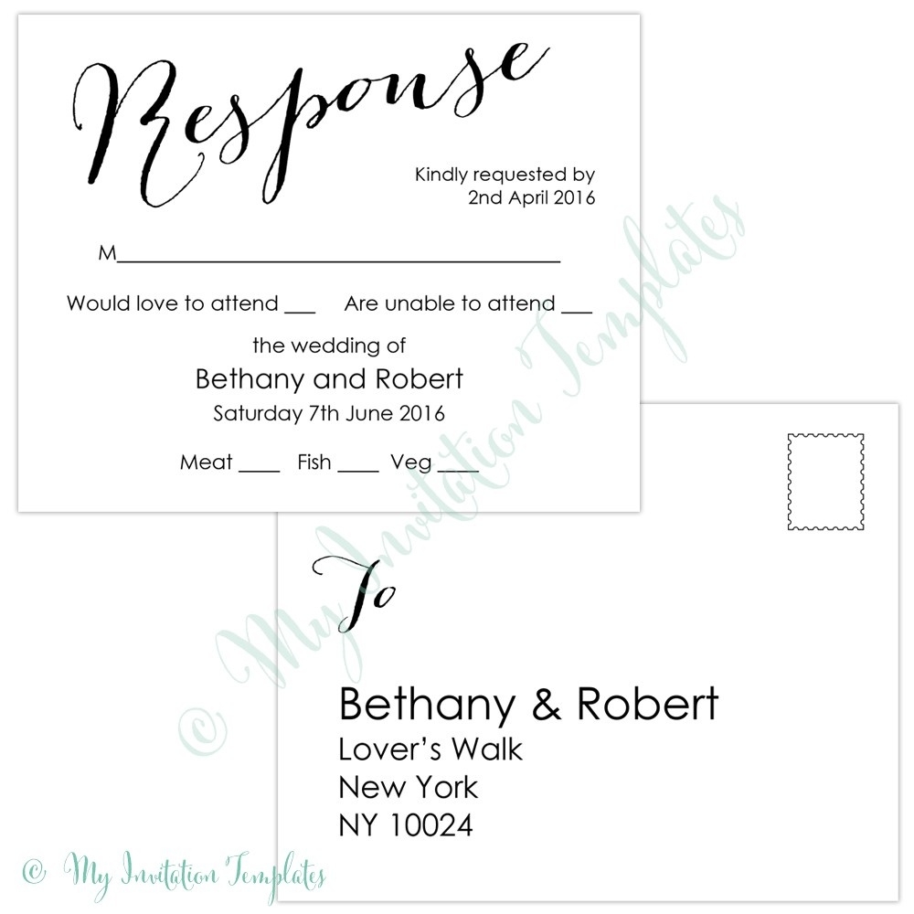 Rsvp Cards Template Free Savethemdctrails Free Printable Rsvp Cards 