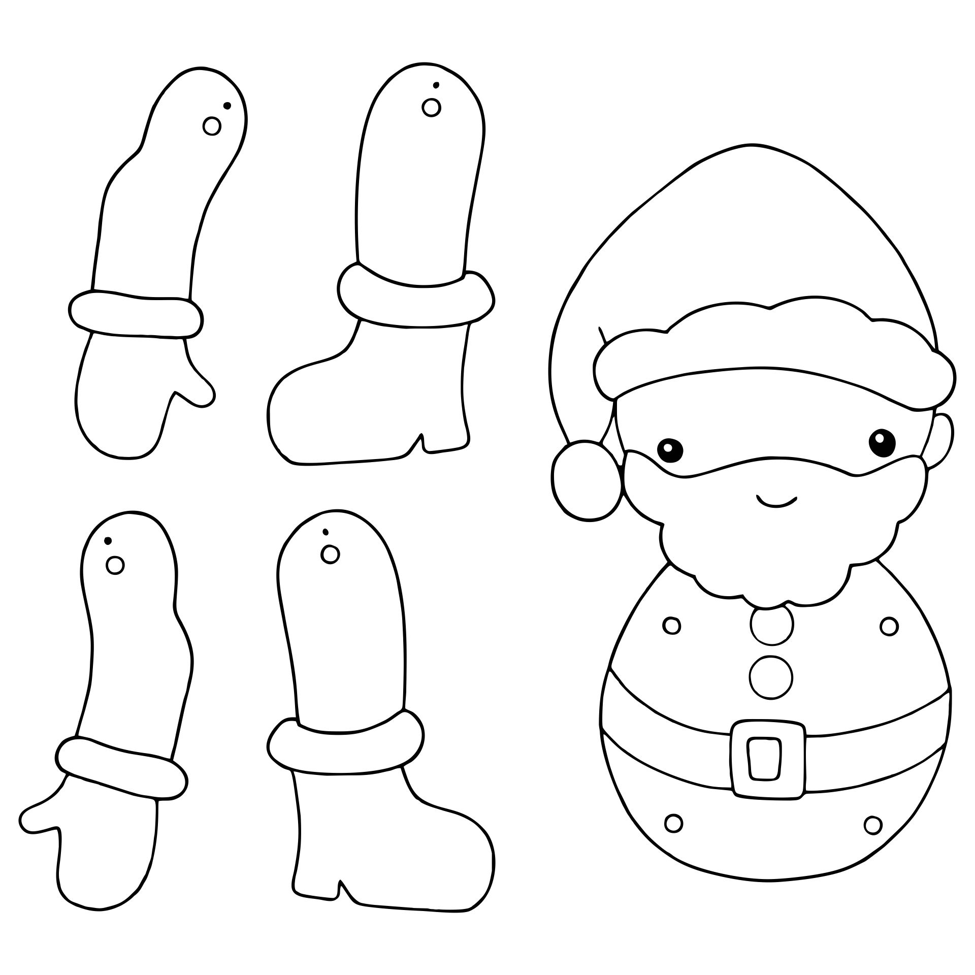 Santa Claus Template Craft 10 Free PDF Printables Printablee