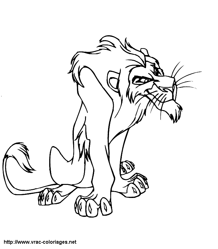Scar Coloring Page Lion King Scar Free Coloring Page Vrogue co