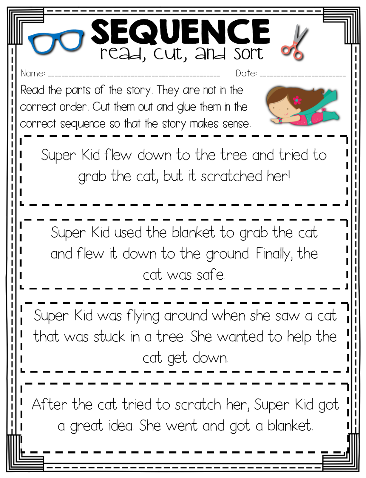 Sequencing Activity 5th Grade