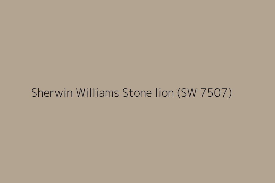Sherwin Williams Stone Lion SW 7507 Color HEX Code