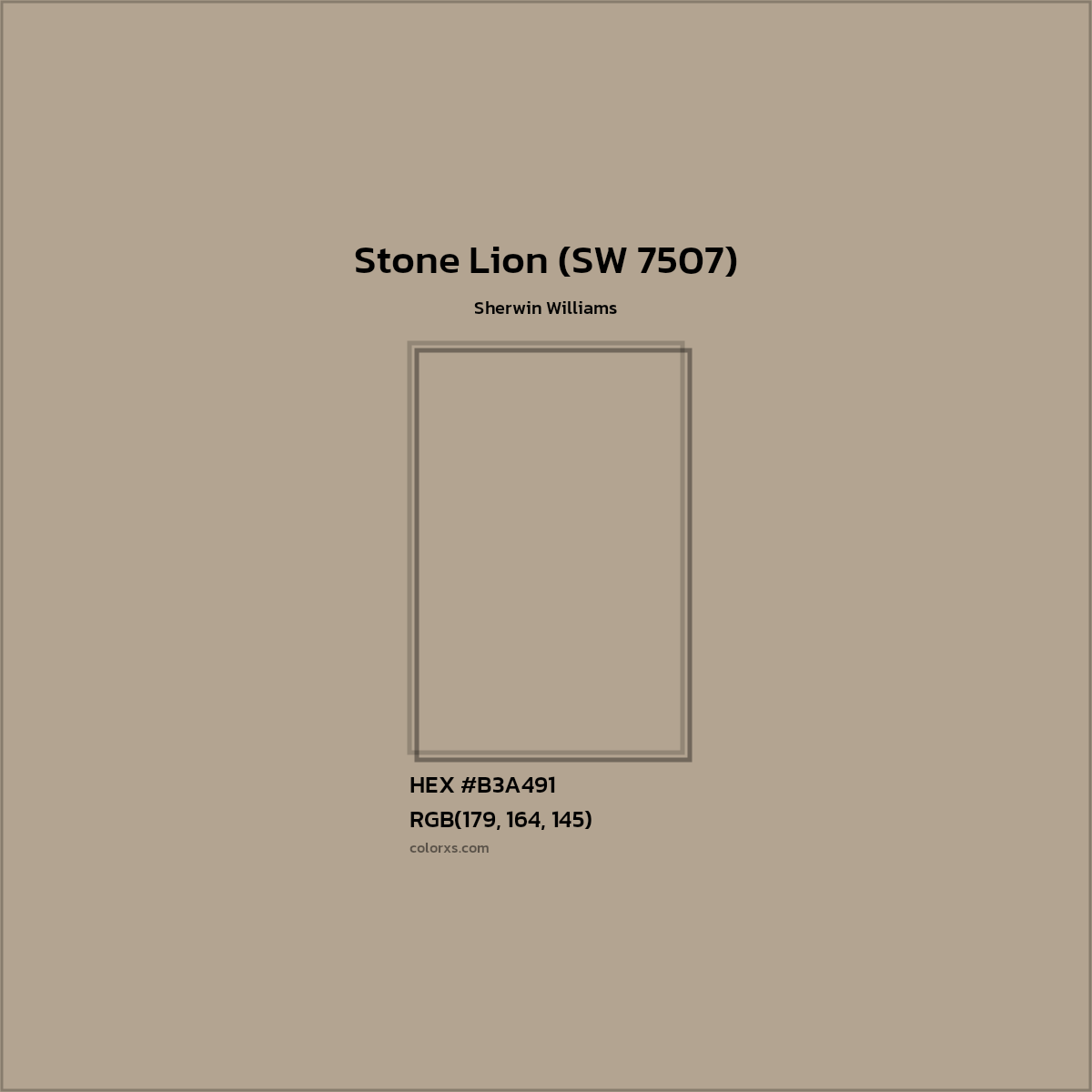 Sherwin Williams Stone Lion SW 7507 Paint Color Codes Similar Paints