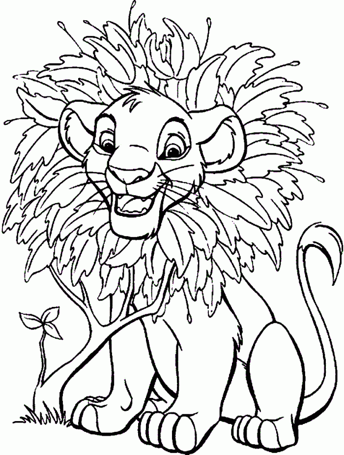 Simba Coloring Pages Coloring Home