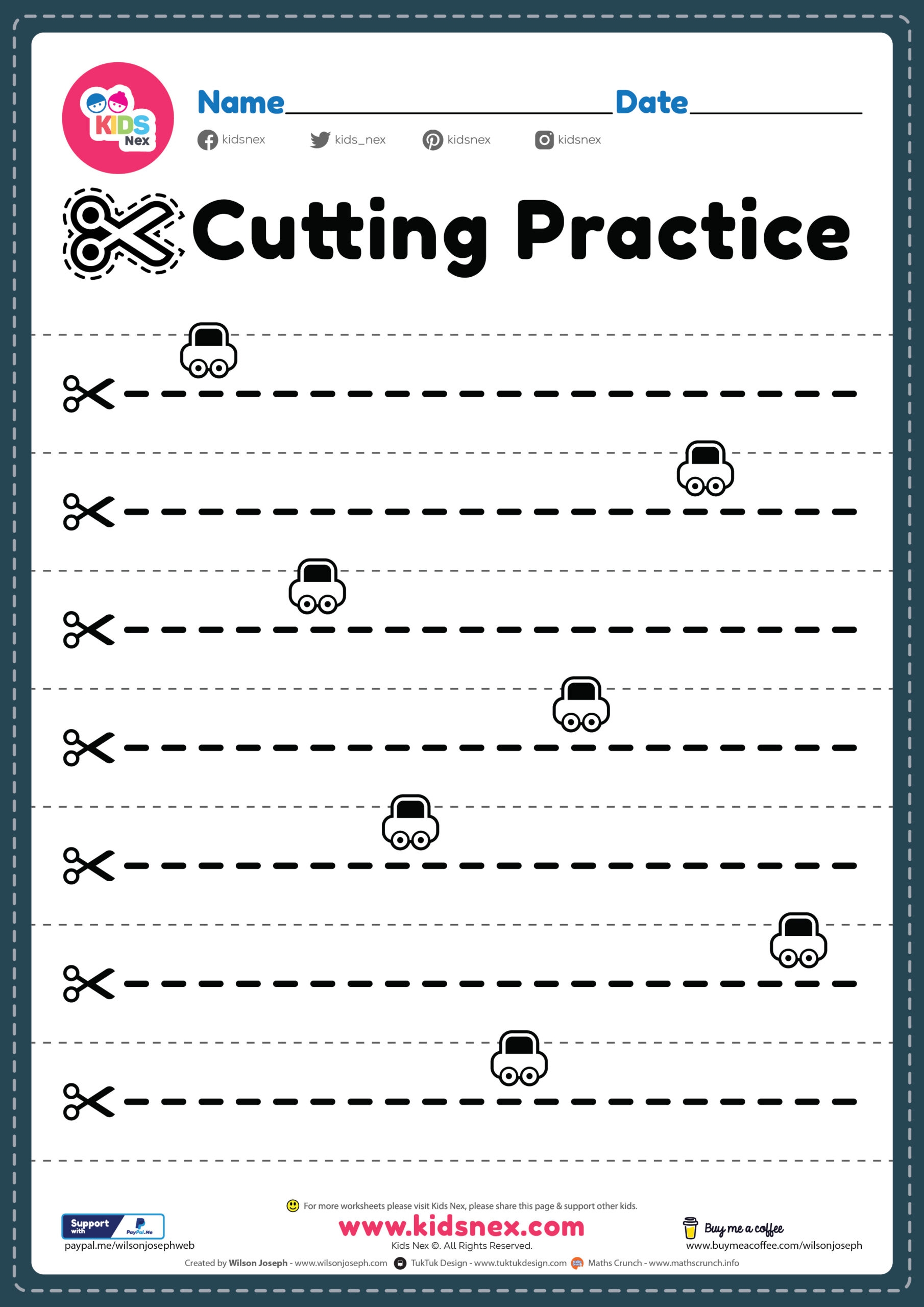Simple Cutting Activities For Preschoolers Printable Printable Free 