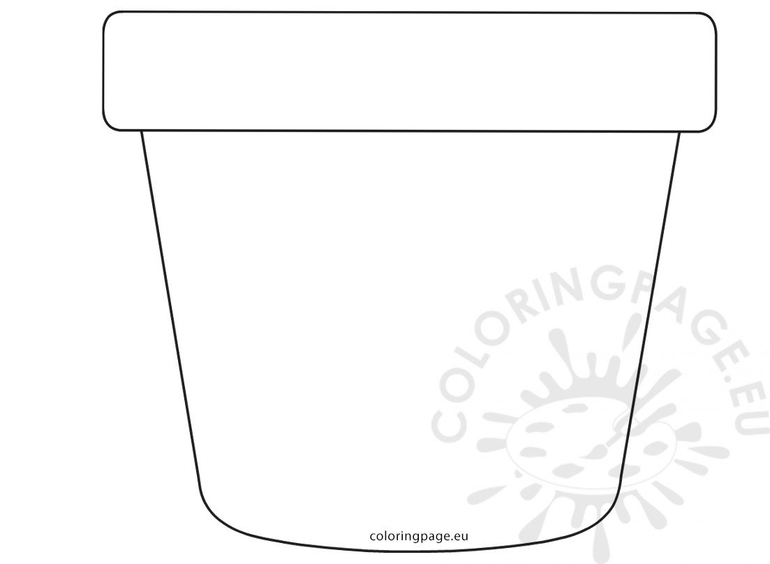 Small Flower Pot Printable Template Printable Templates