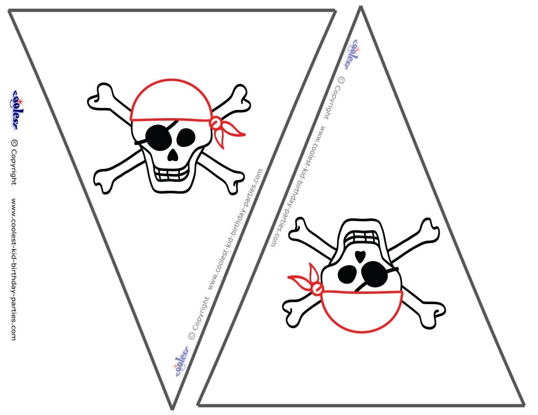 Small Printable Skull Flags Coolest Free Printables Free Printable