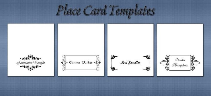 Small Tent Card Template 6 Per Sheet Cards Design Templates 