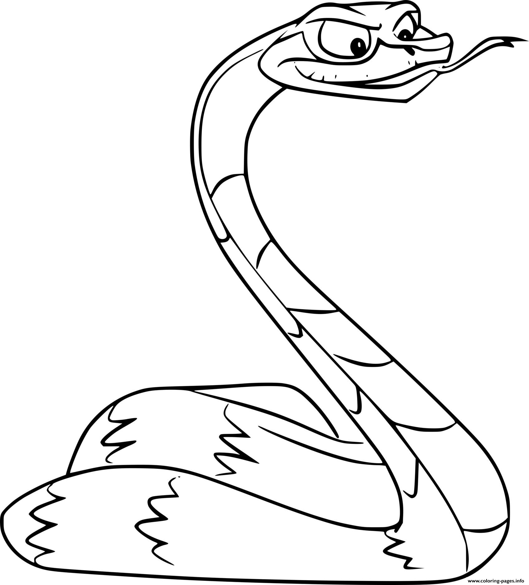 Snake From Lion Guard Coloring Page Printable