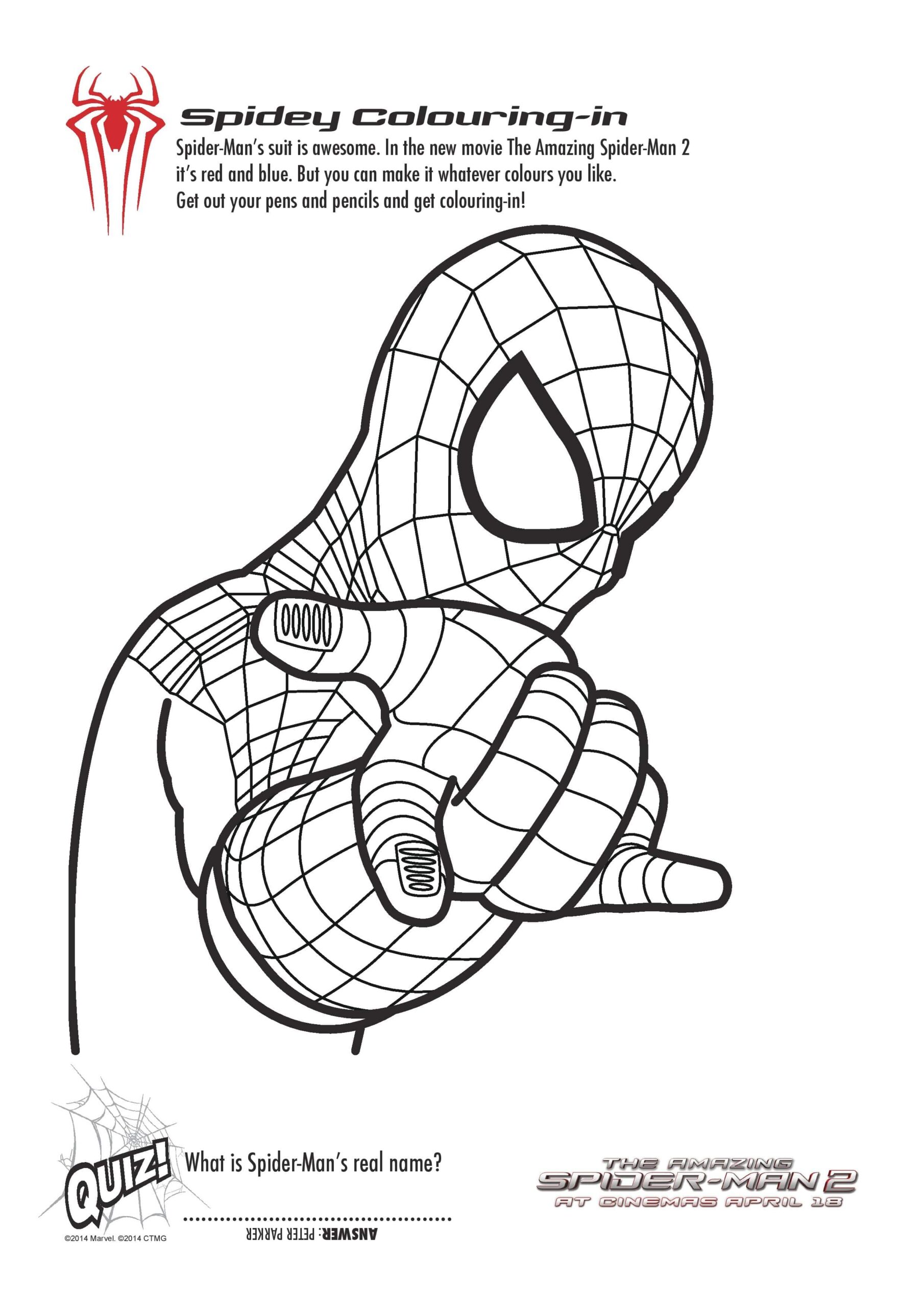 Spider Man Printable Printable World Holiday