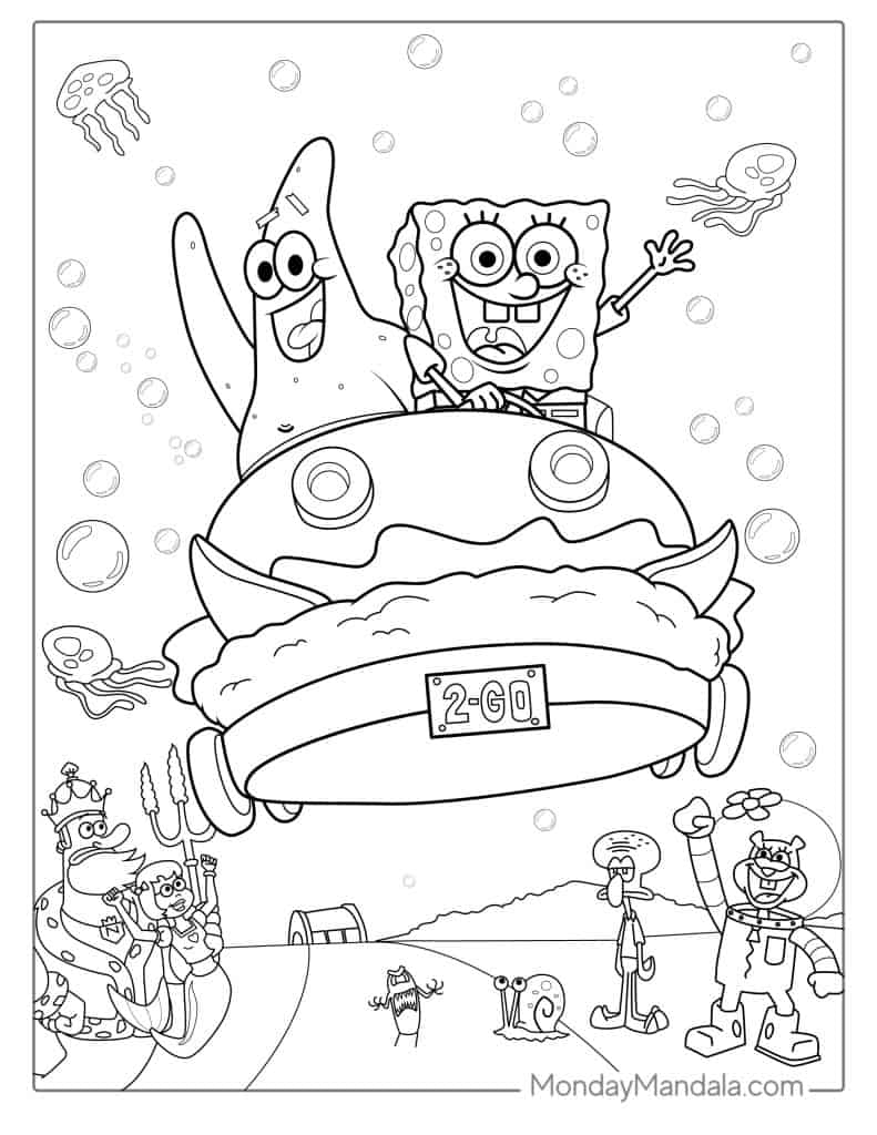 Spongebob Squarepants Character Printable Pictures Infoupdate