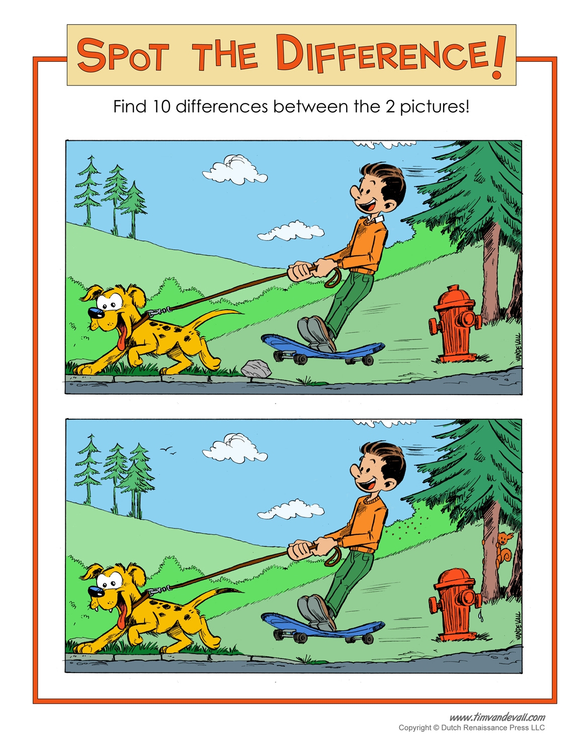 Spot The Difference Printable Tim 39 s Printables