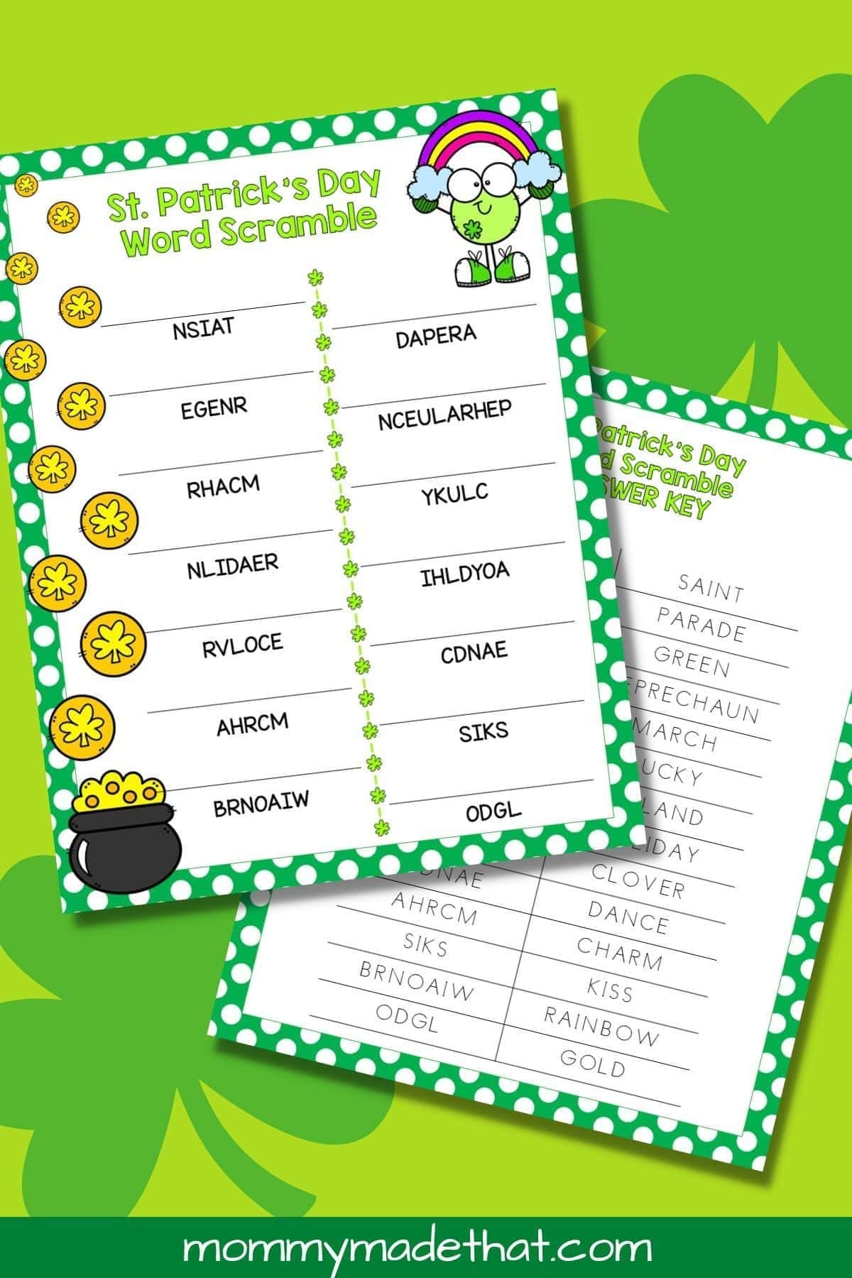st patrick's day printable pictures