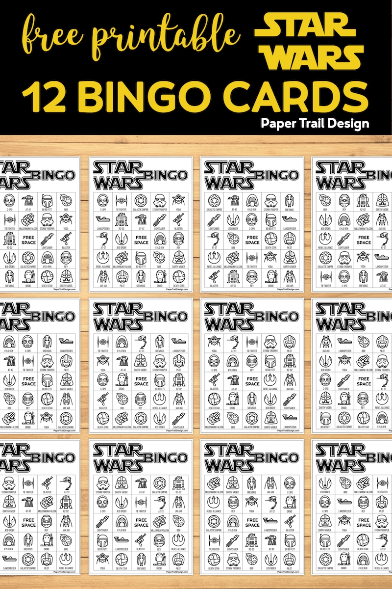 Star Wars Bingo Free Printable