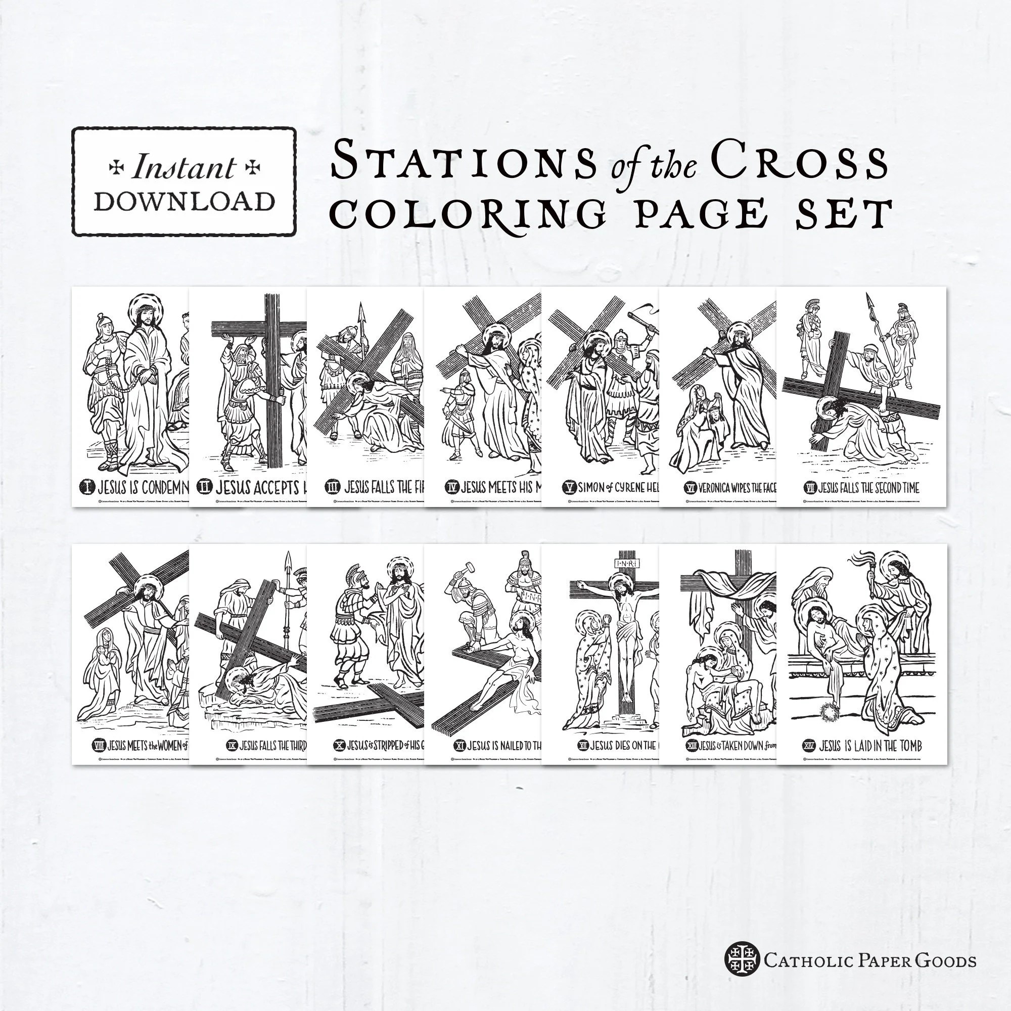 Stations Of The Cross Printable