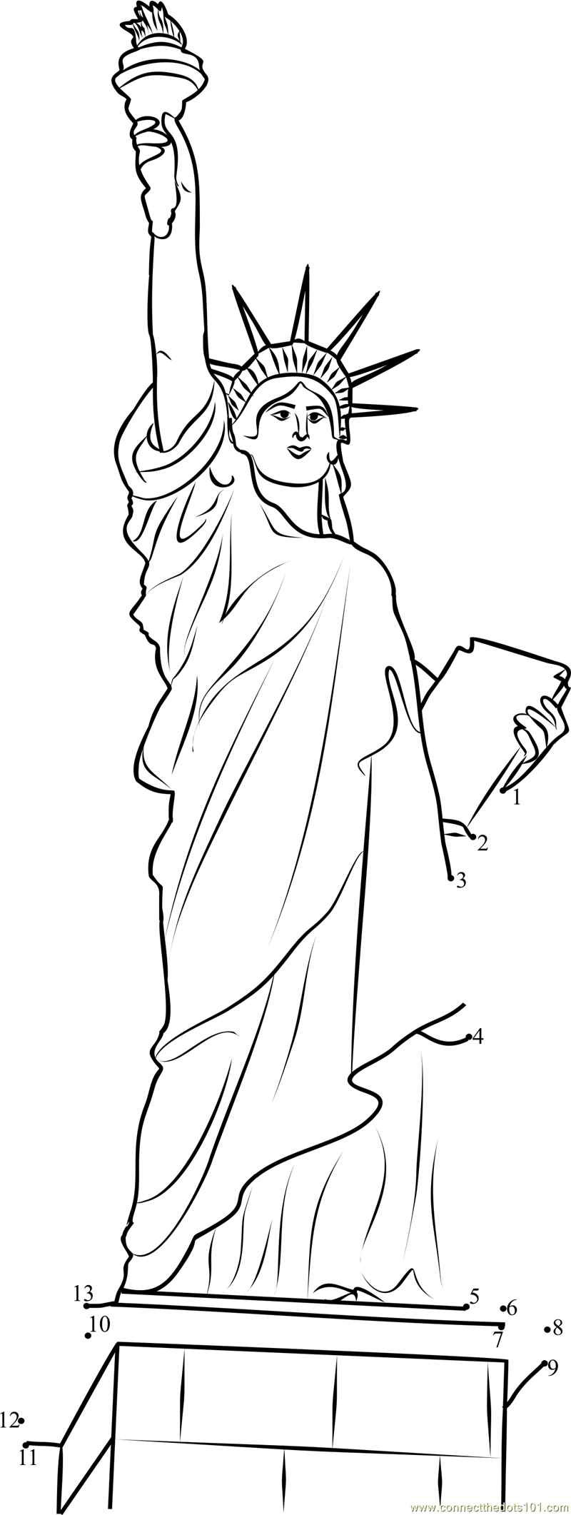 statue of liberty pictures printable