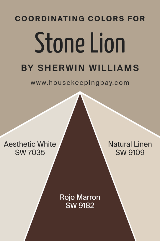 coordinating colors with sherwin williams stone lion