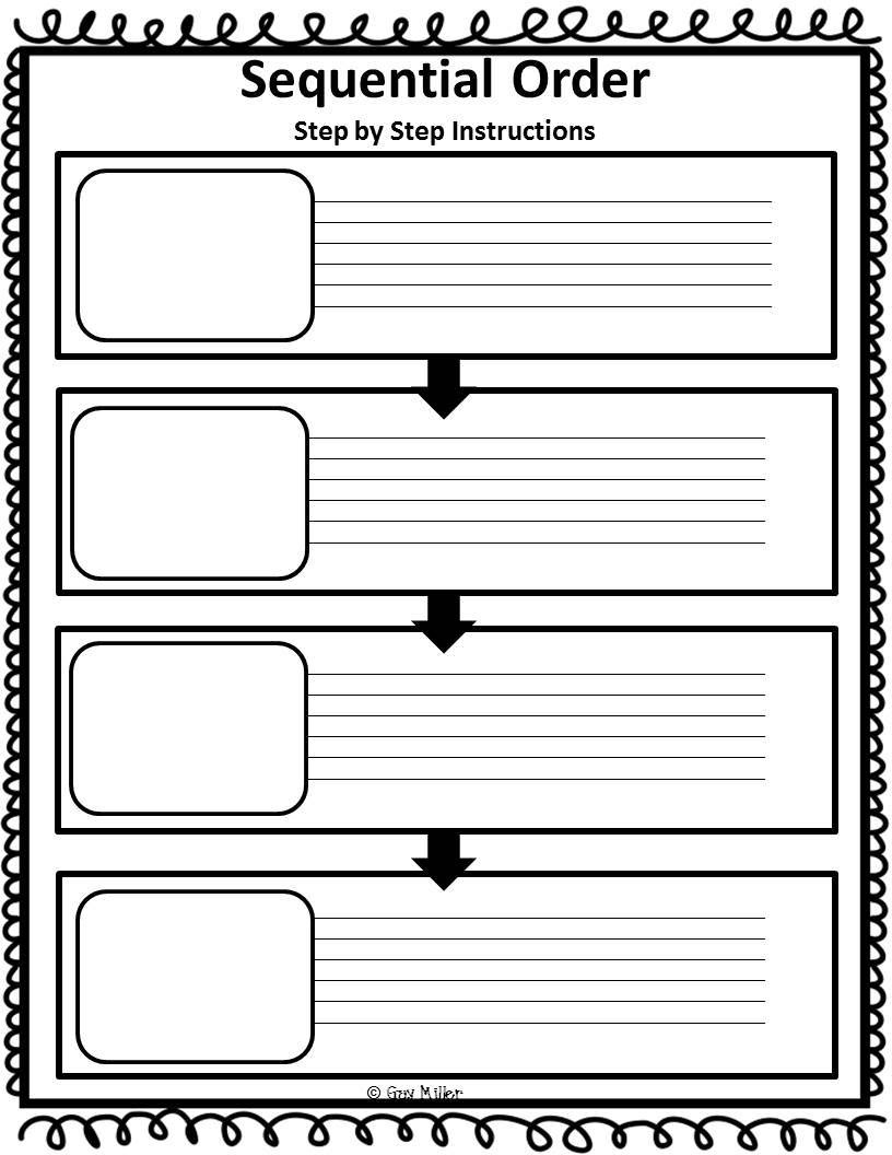 Story Sequence Chart Story Sequence Graphic Organizer Places To 