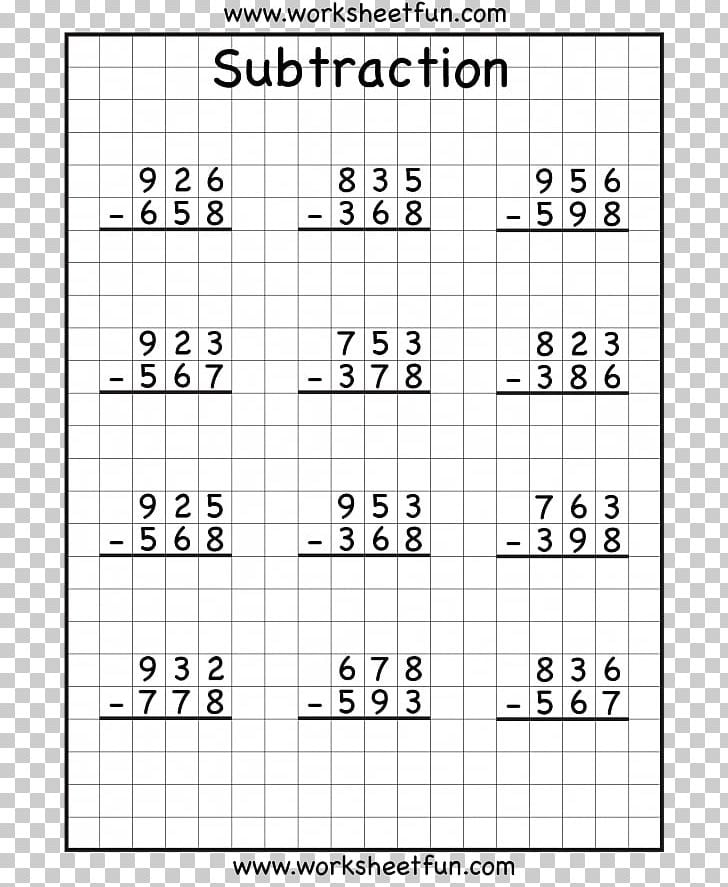 Subtracting 3 Digit Numbers With Regrouping Worksheets WorksheetsCity